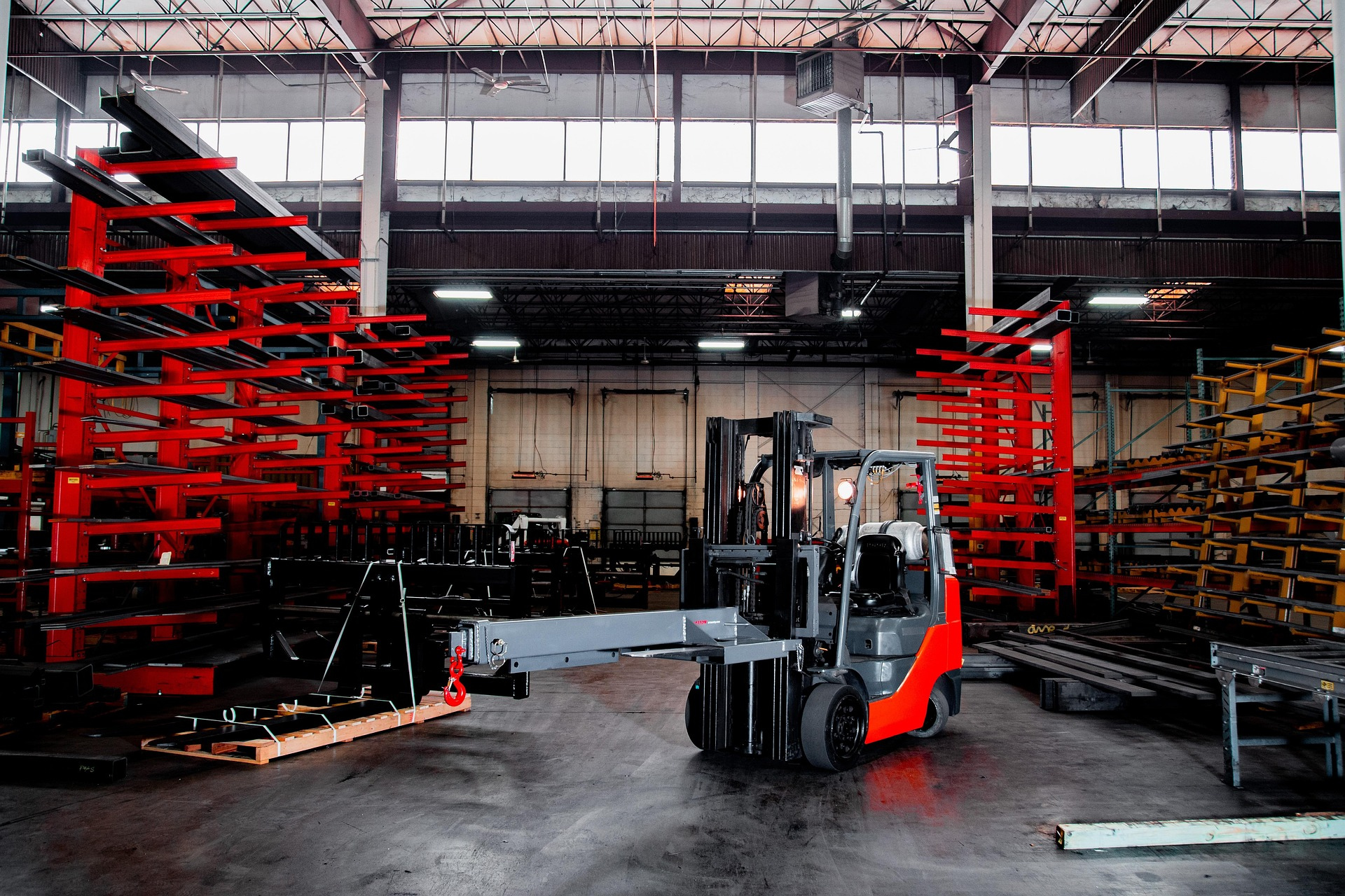 forklift warehouse